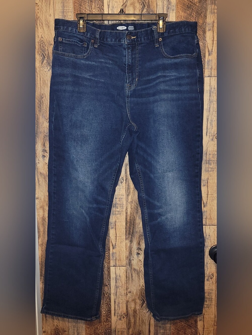 Old Navy Men's Straight Jeans - Dark Blue